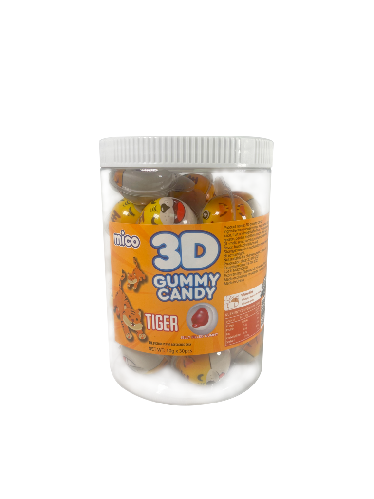 Tiger Gummy Candy with Jam - Atlantic Trading Co.