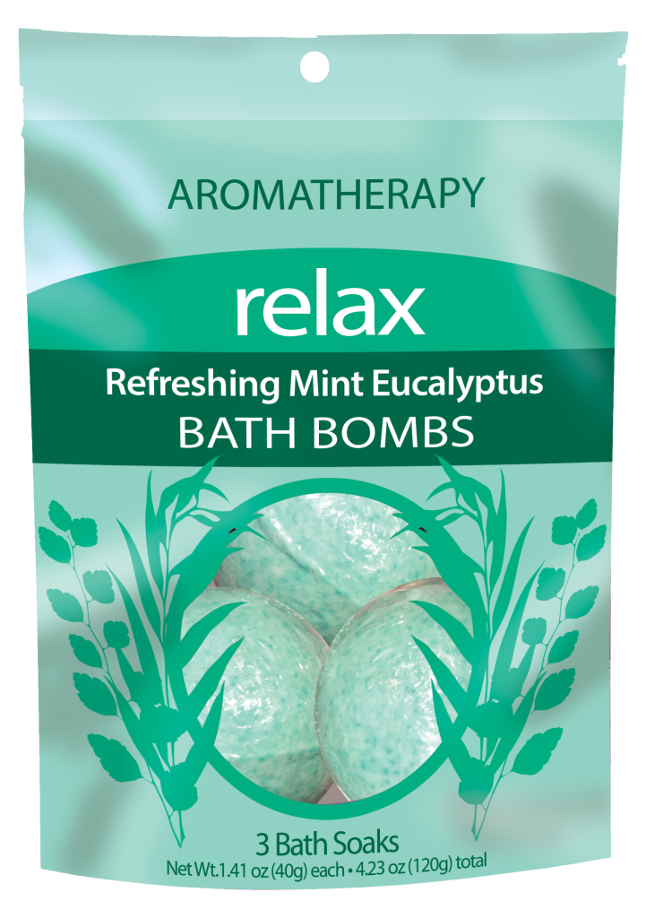 Relax Mint Eucalyptus Bath Bombs - Atlantic Trading Co.