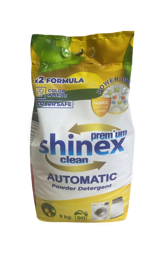 SHINEX AUTOMATIC LEMON POWDER DETERGENT 9KG